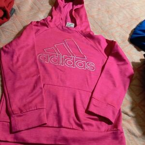 Adidas Vibrant Pink Hoodie